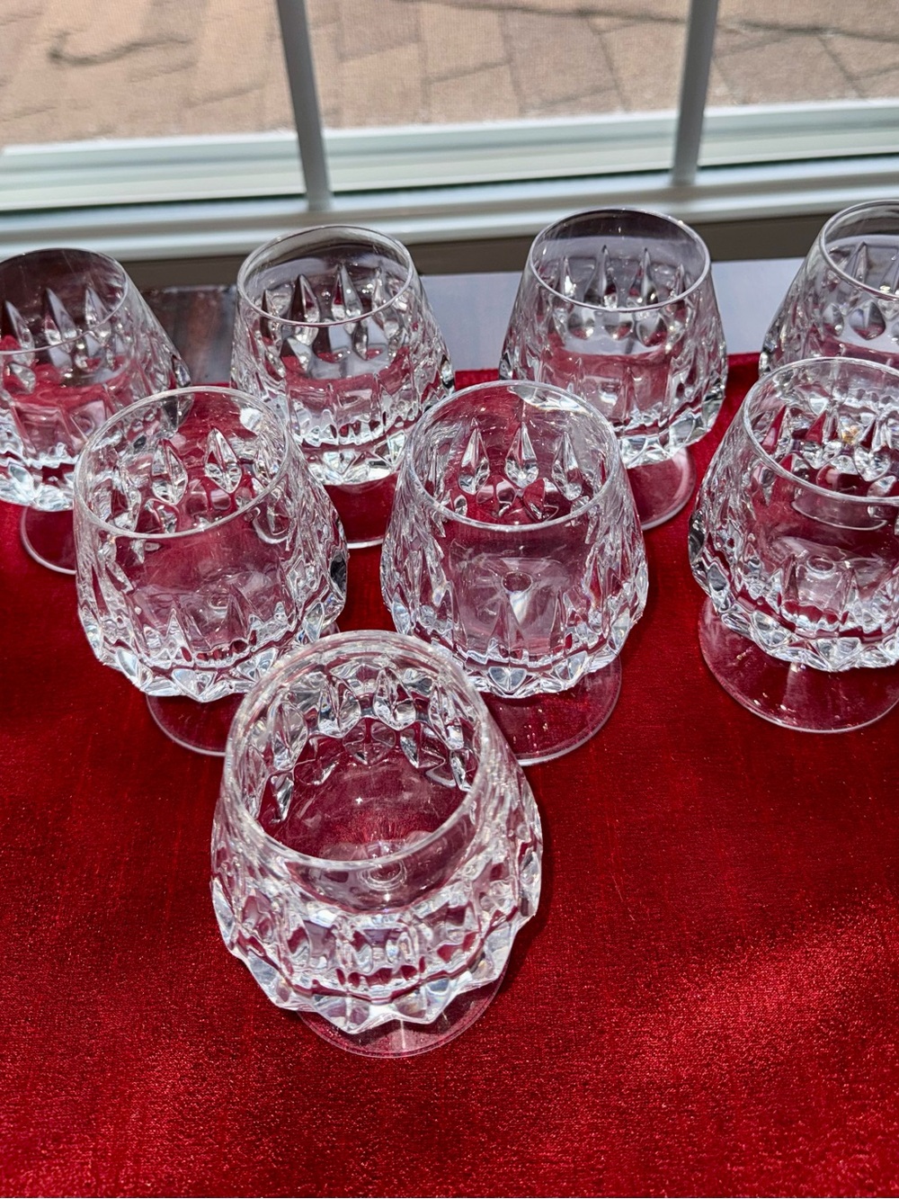 Helena by Nachtmann- 8 Handblown Bavarian Crystal Brandy Snifters